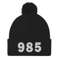 985 Area Code Pom-Pom Beanie