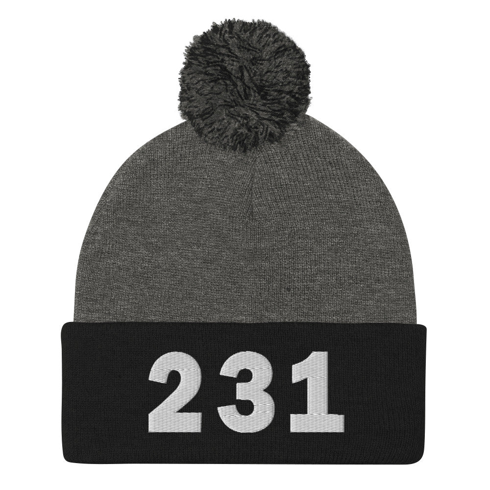 231 Area Code Pom-Pom Beanie