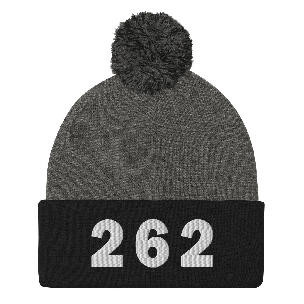 262 Area Code Pom-Pom Beanie