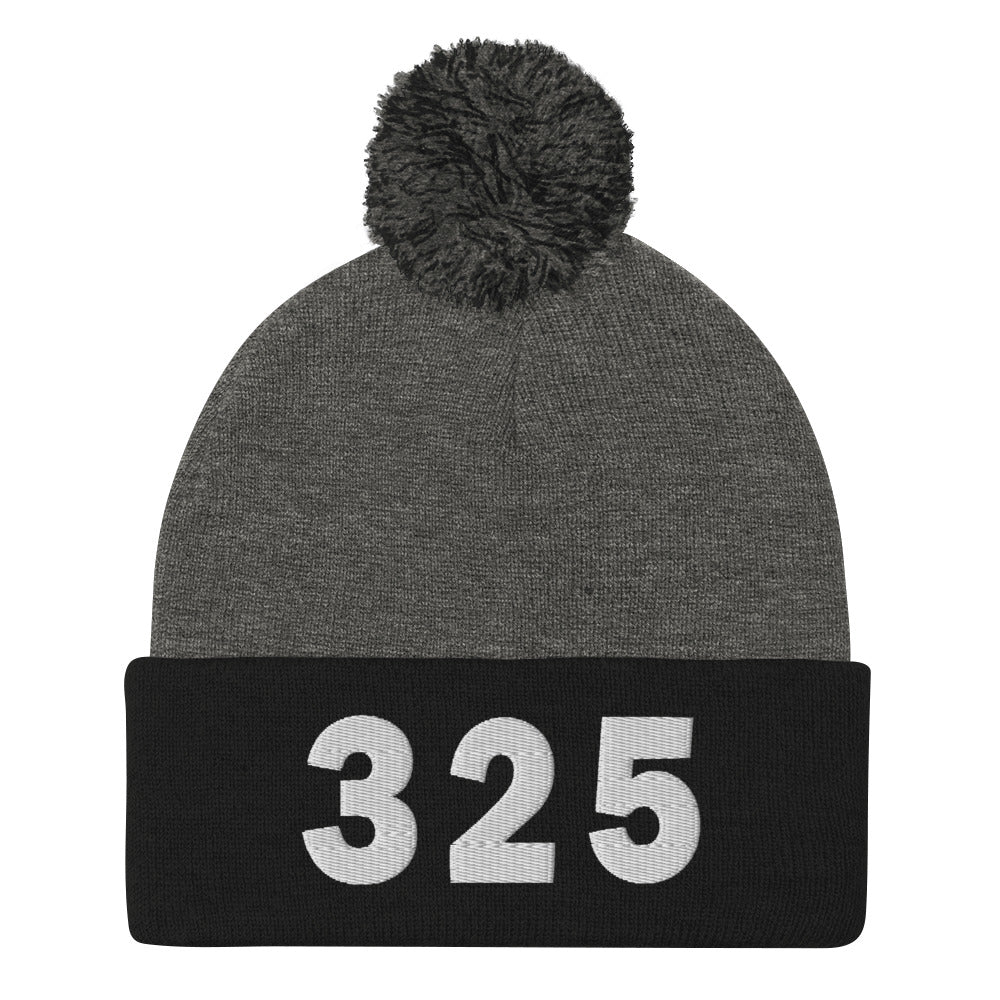 325 Area Code Pom-Pom Beanie