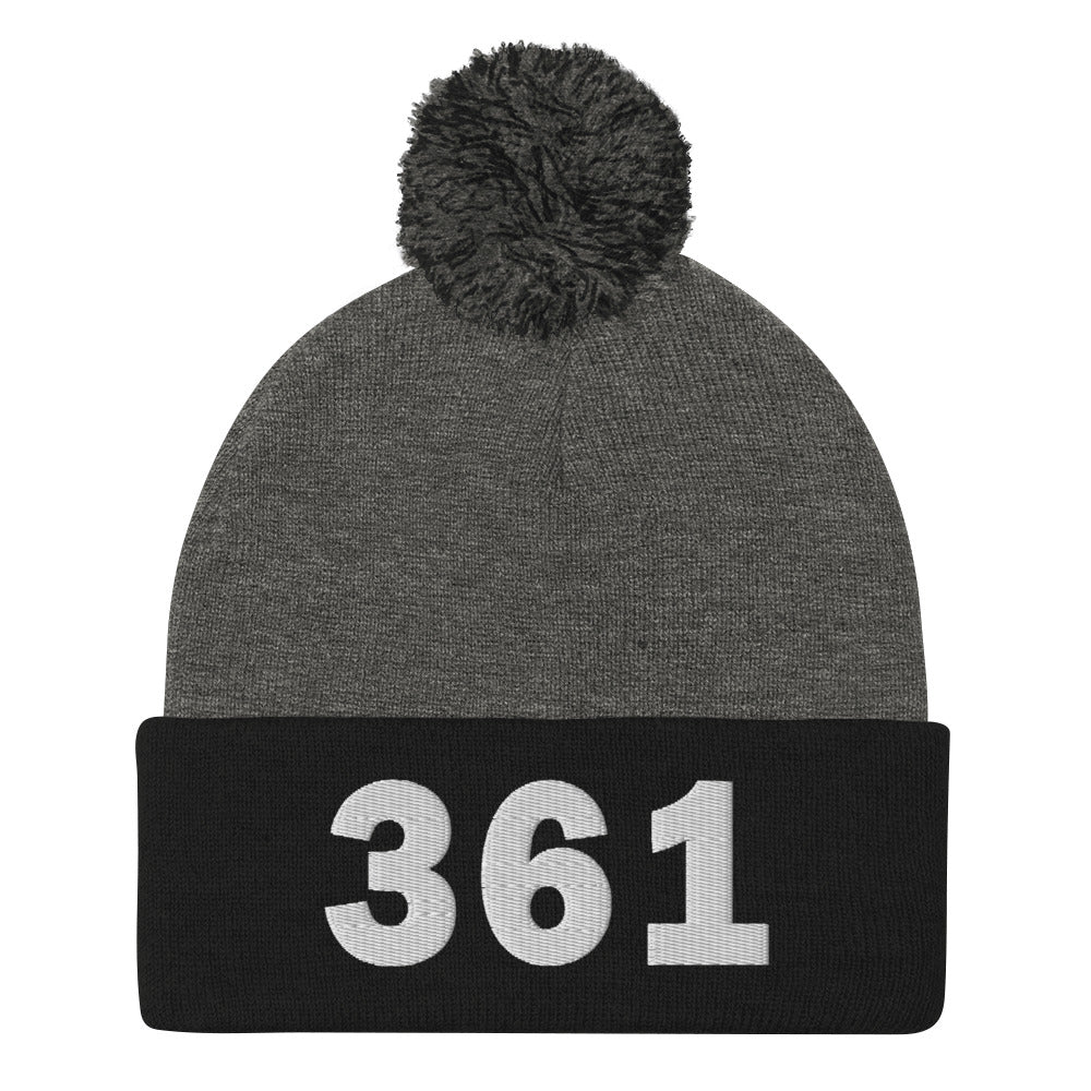 361 Area Code Pom-Pom Beanie