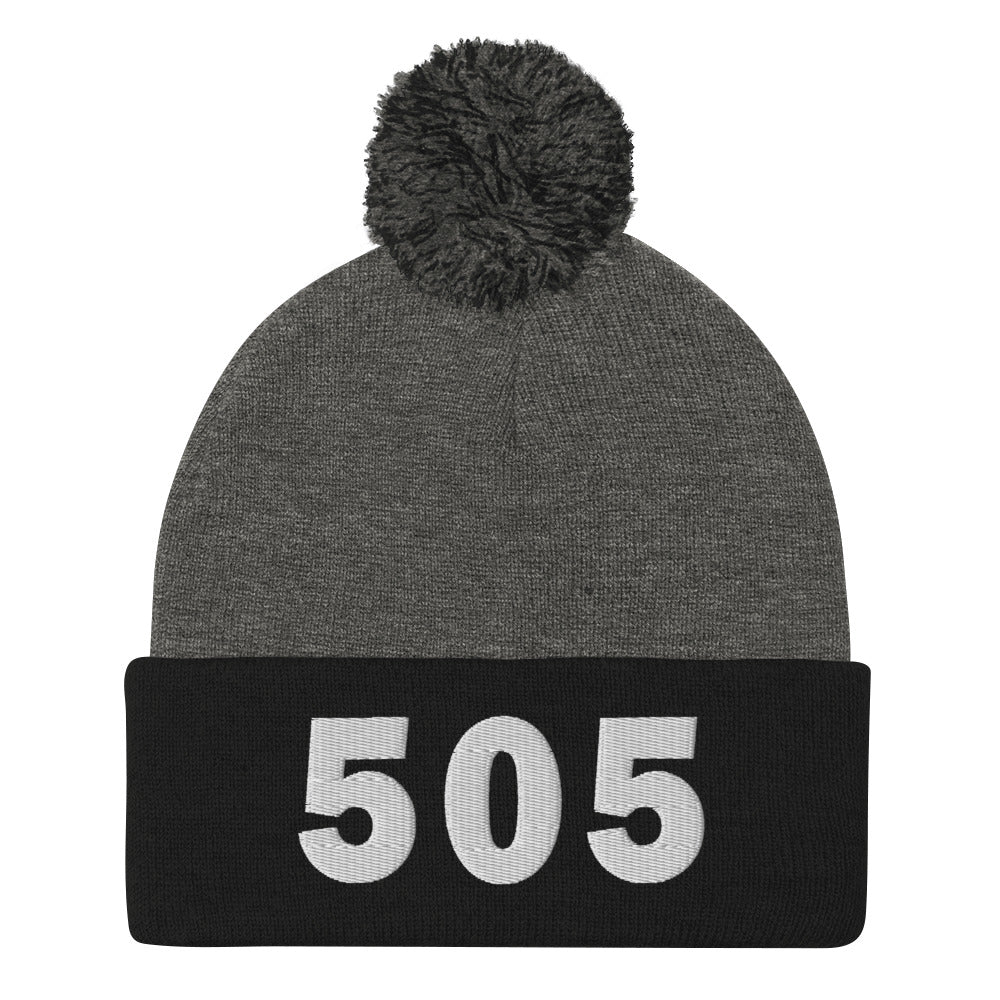 505 Area Code Pom-Pom Beanie