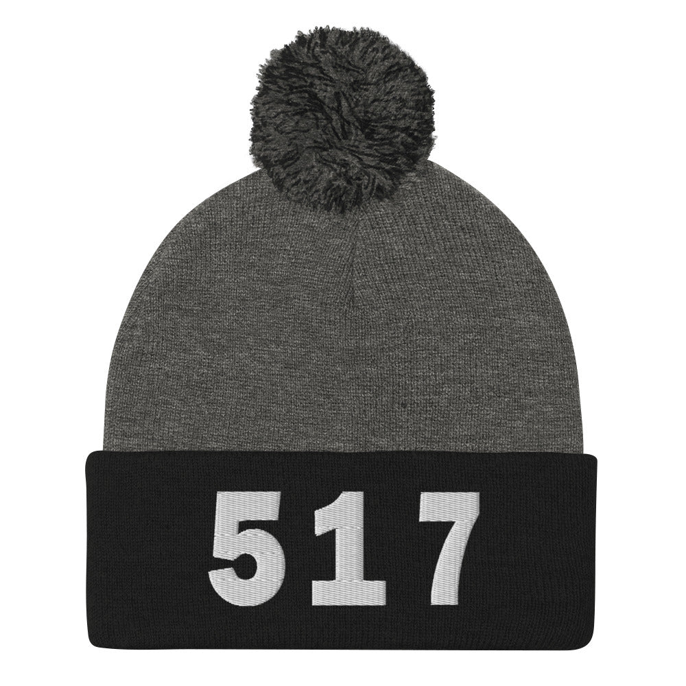 517 Area Code Cuffed Beanie