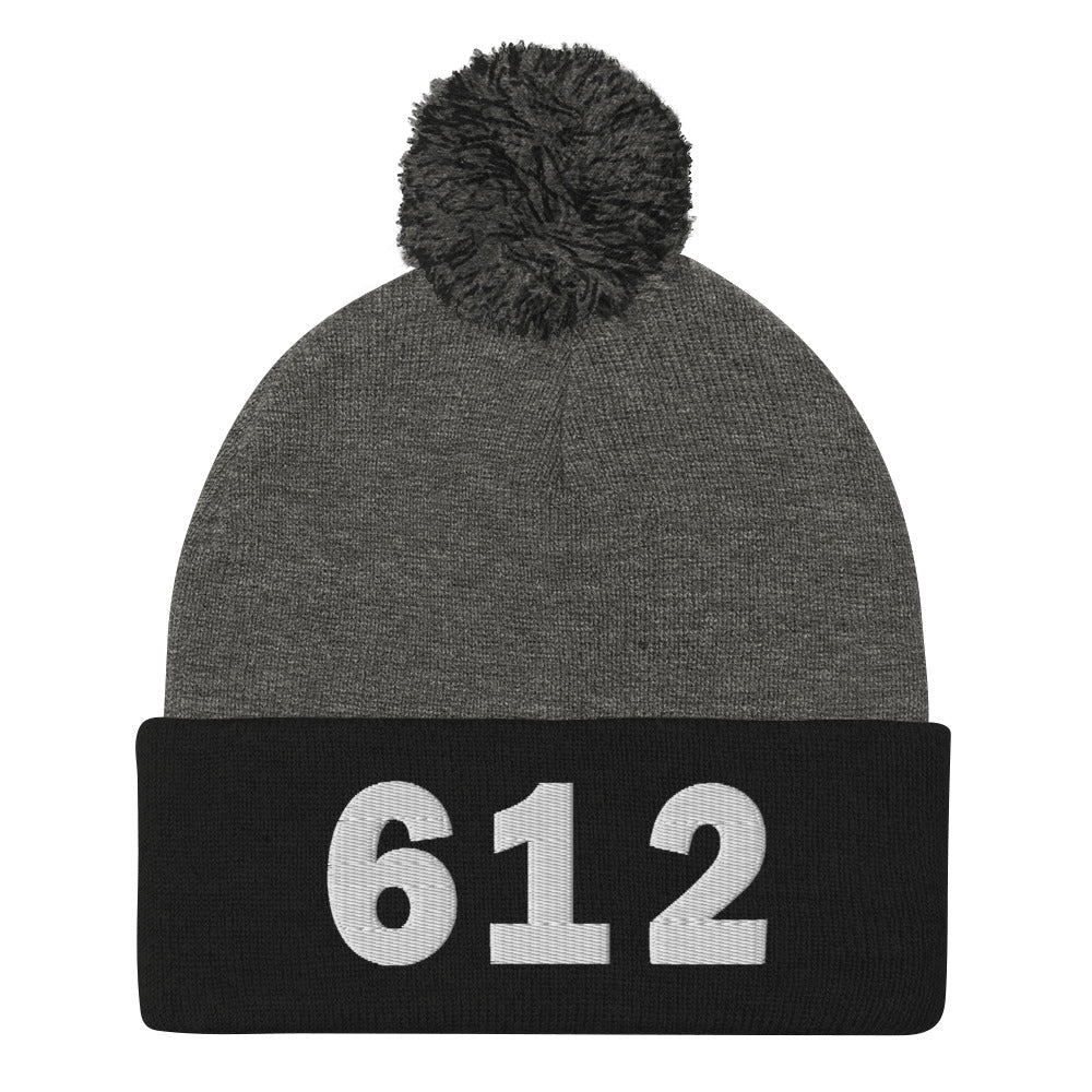 612 Area Code Pom-Pom Beanie