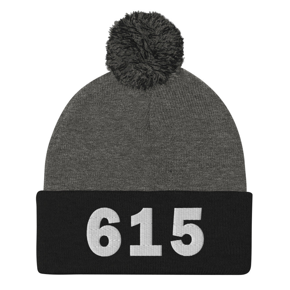 615 Area Code Pom-Pom Beanie