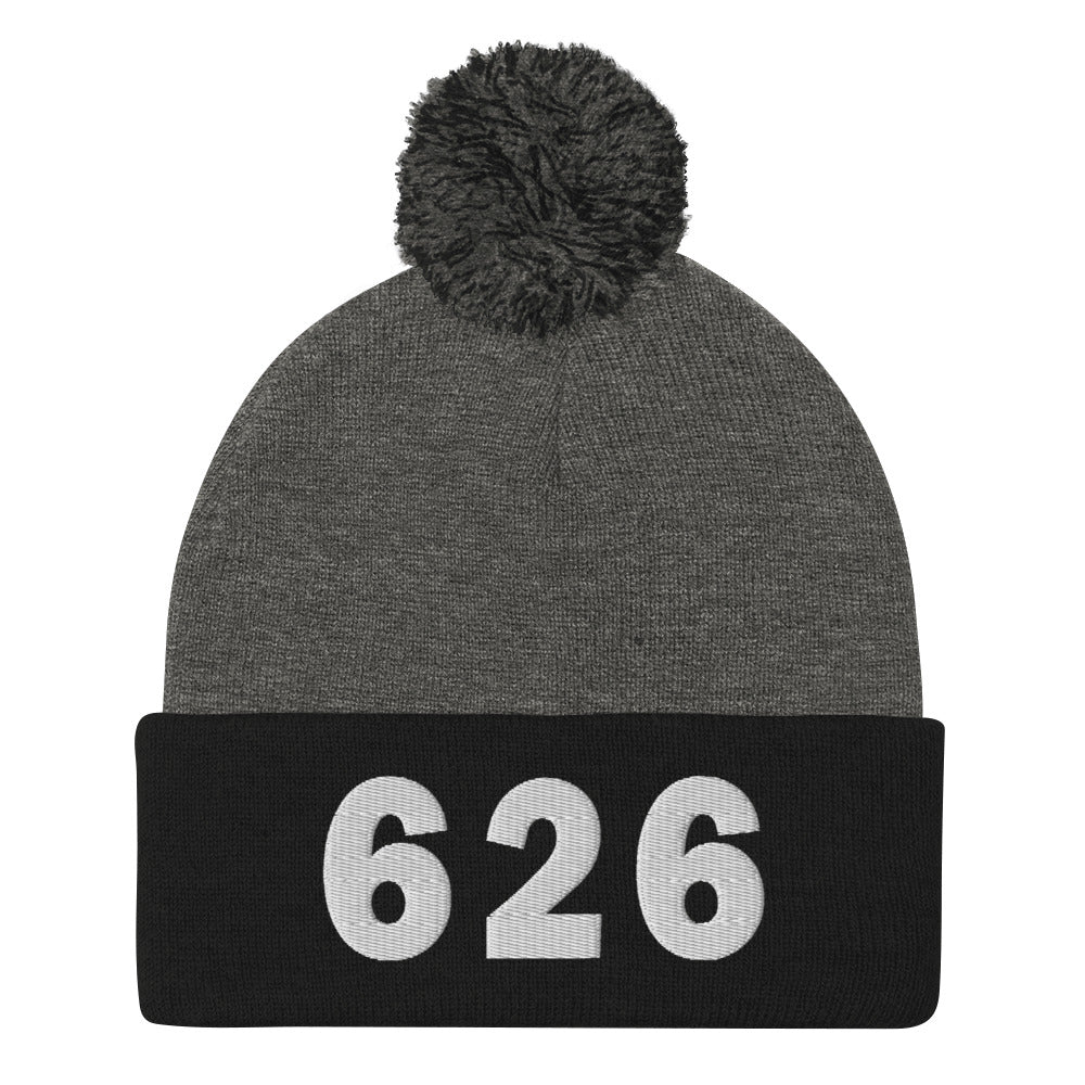 626 Area Code Pom-Pom Beanie