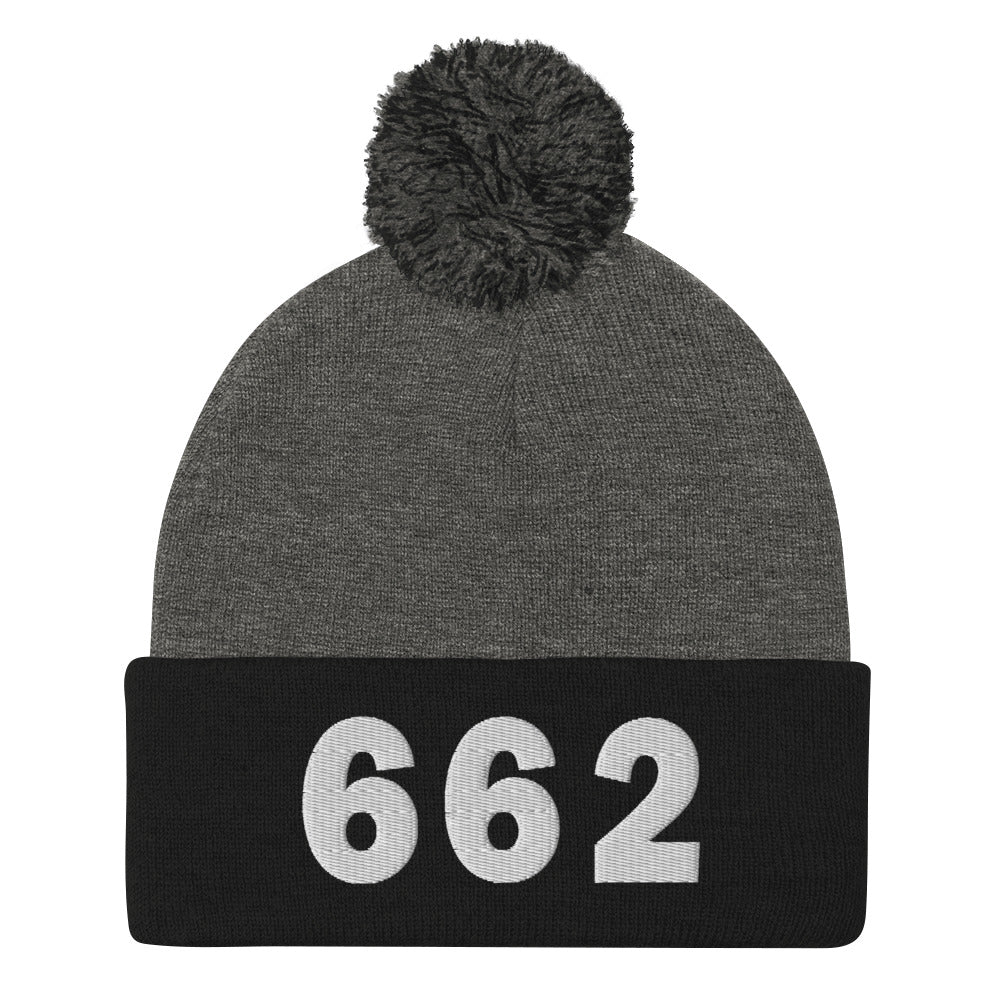 662 Area Code Pom-Pom Beanie