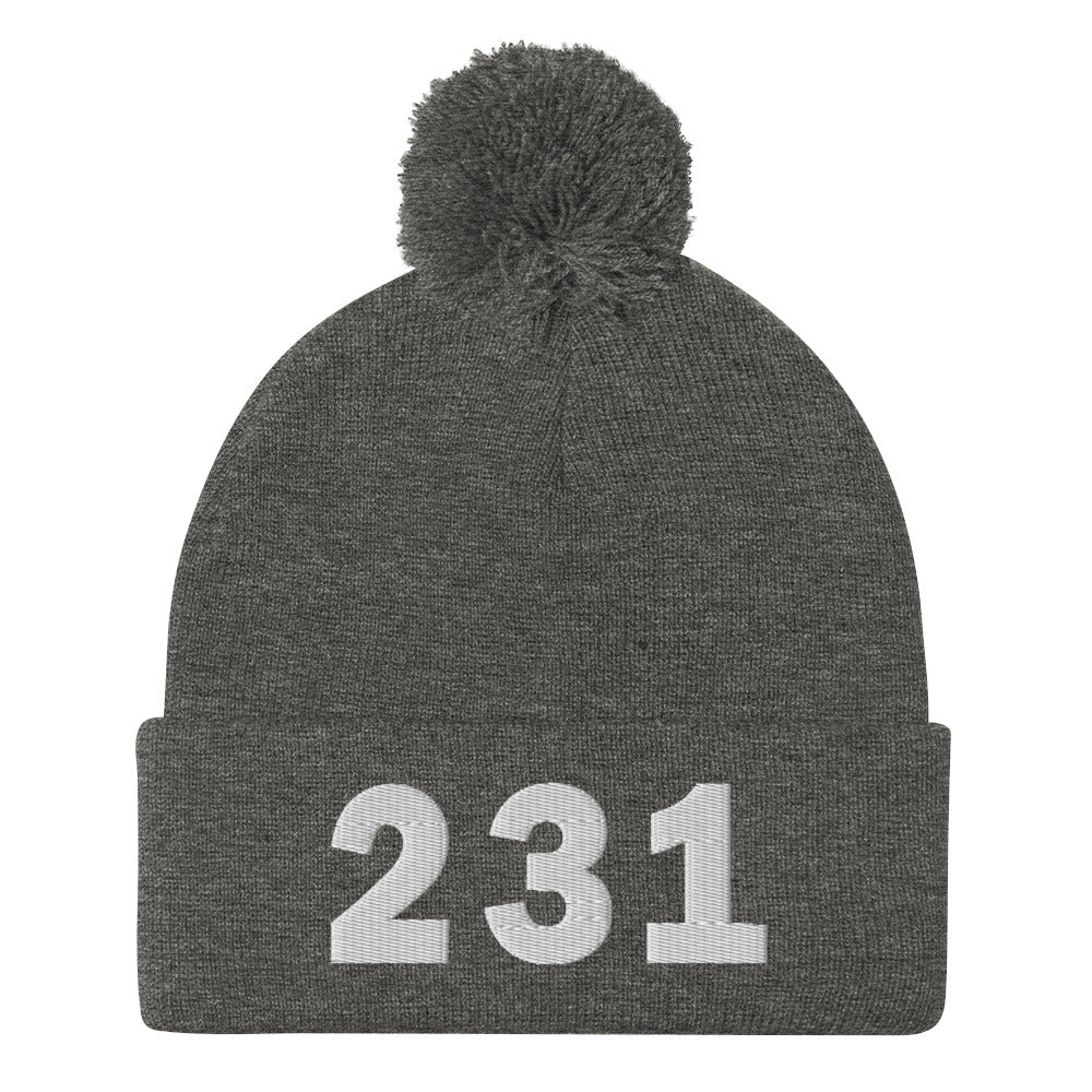 231 Area Code Pom-Pom Beanie