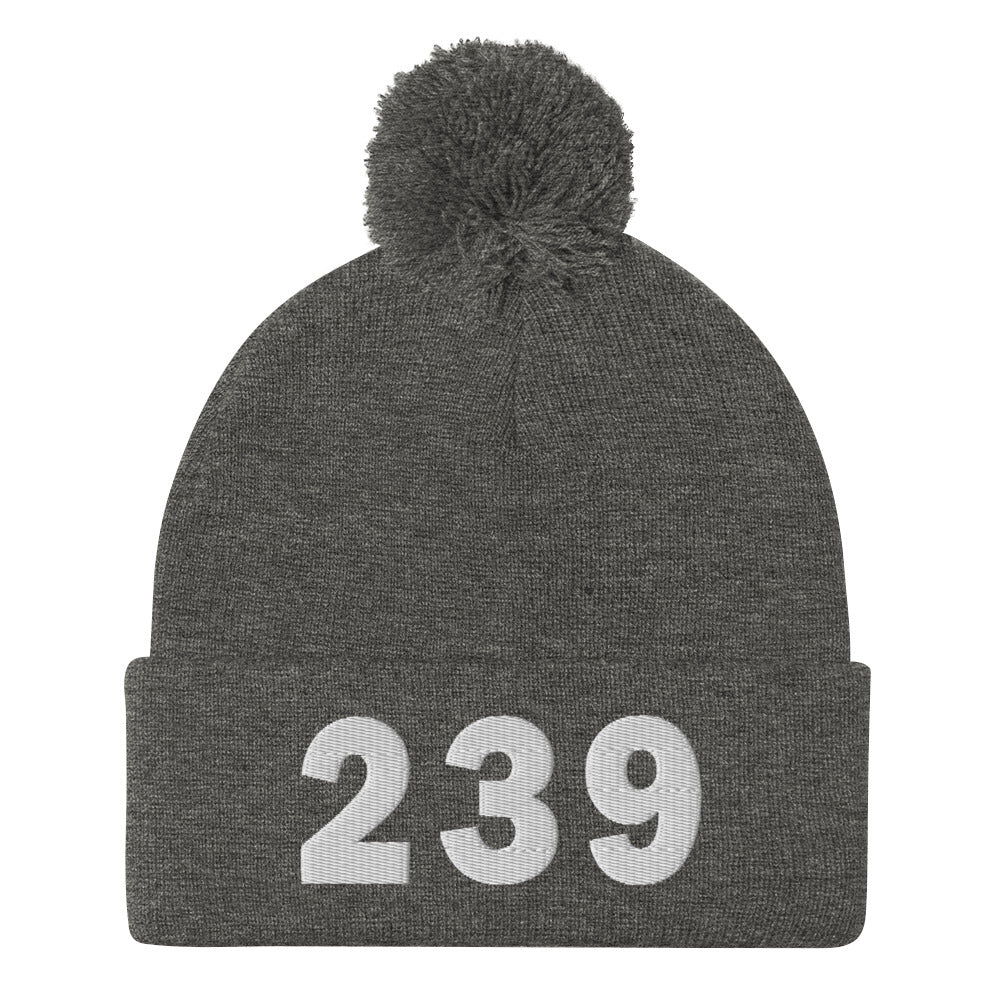 239 Area Code Pom-Pom Beanie