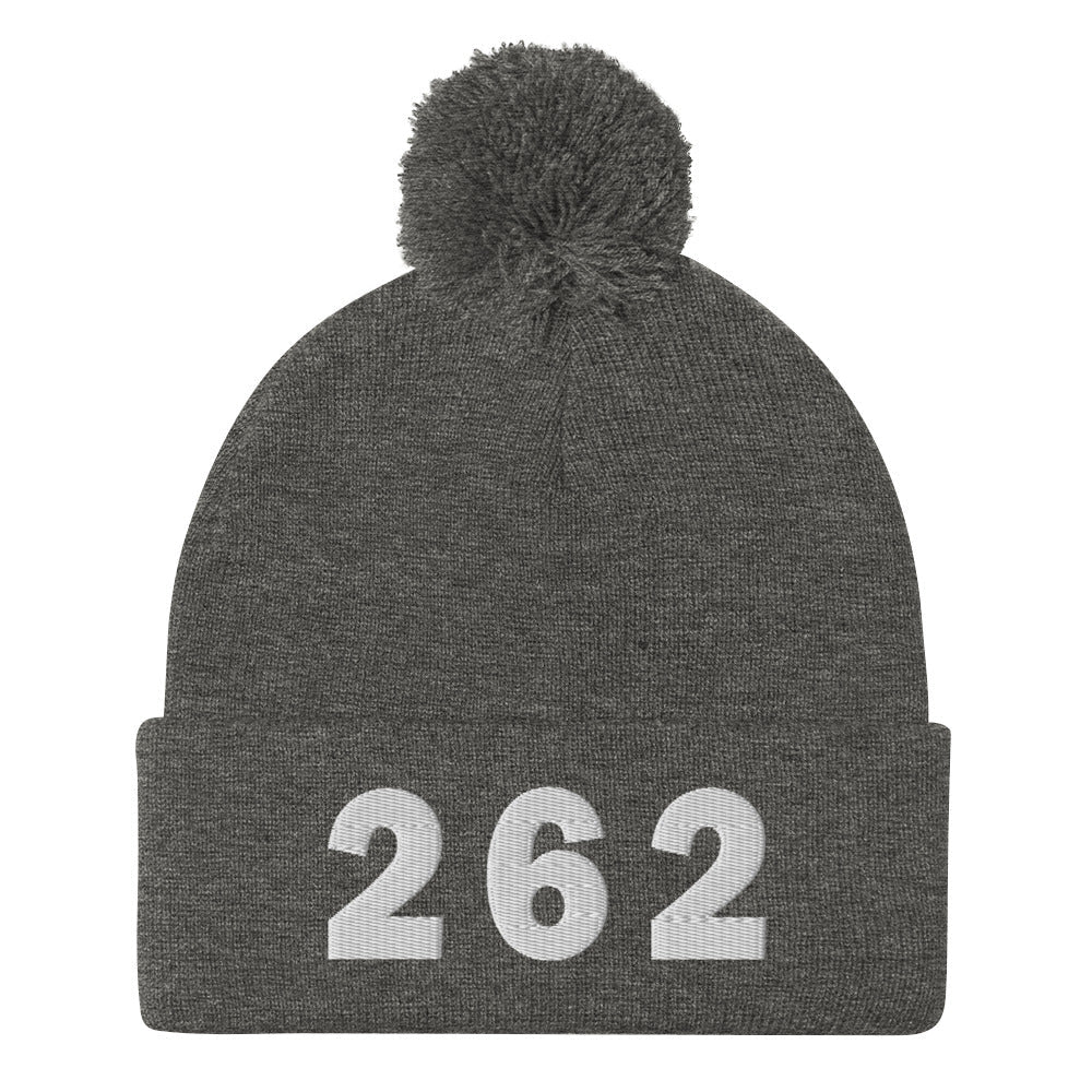 262 Area Code Pom-Pom Beanie