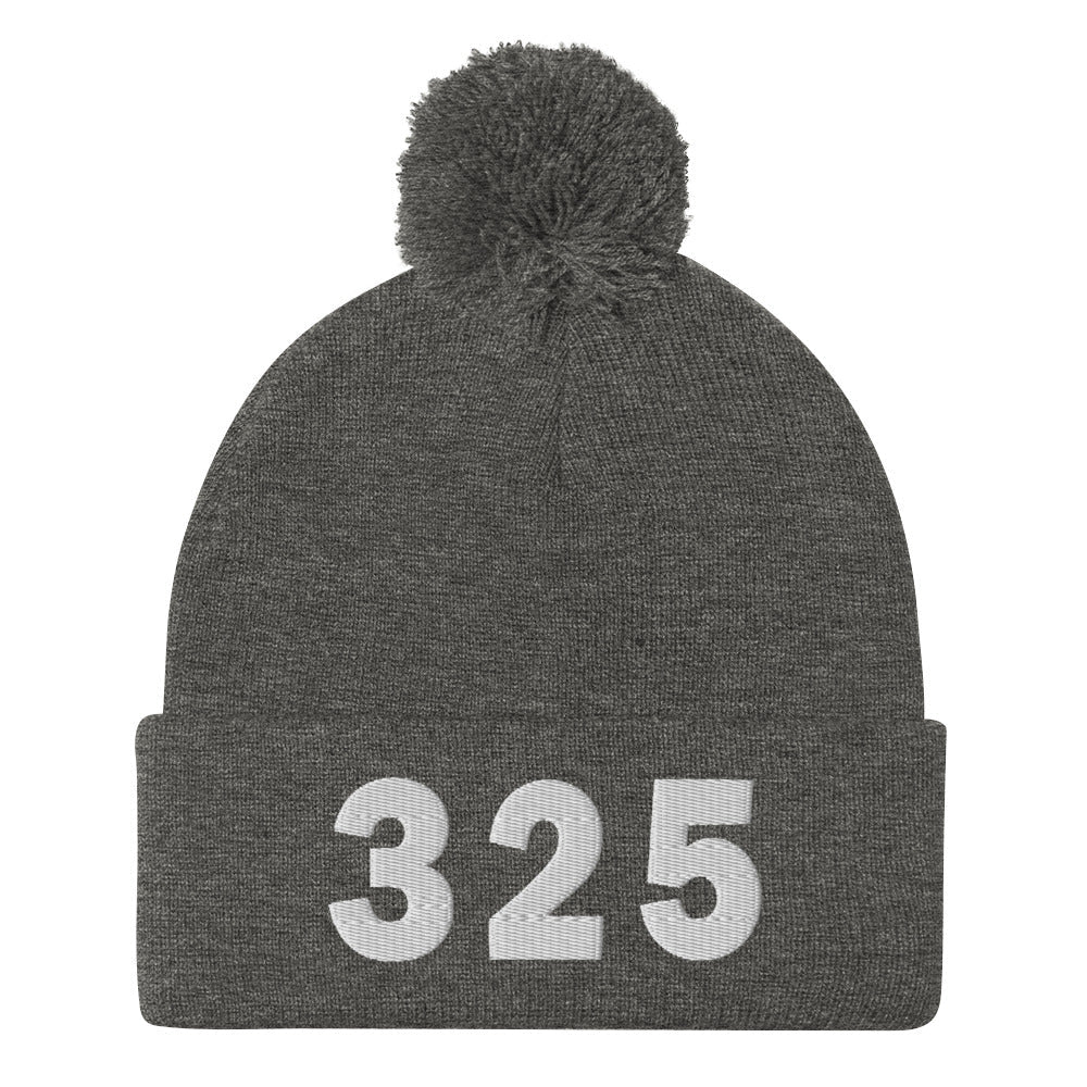325 Area Code Pom-Pom Beanie