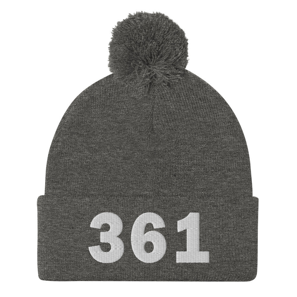 361 Area Code Pom-Pom Beanie