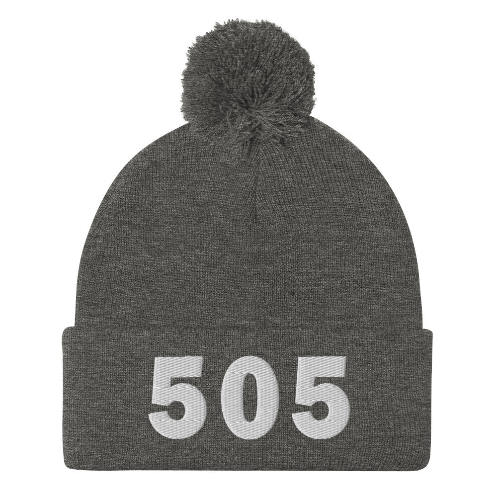 505 Area Code Pom-Pom Beanie
