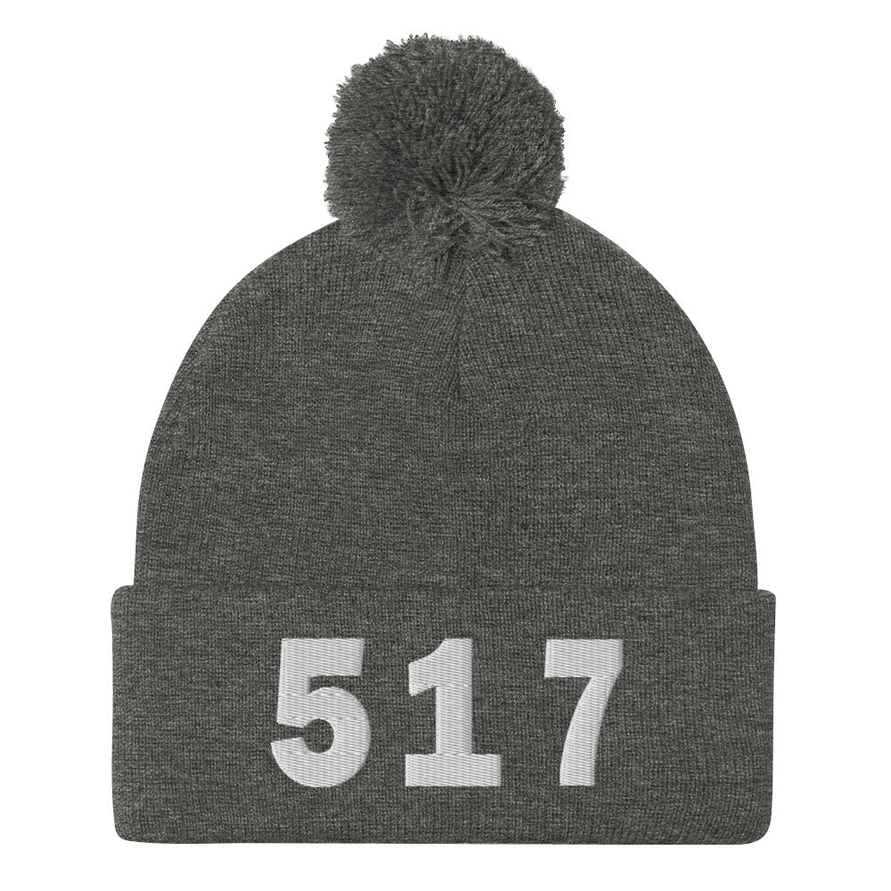 517 Area Code Cuffed Beanie
