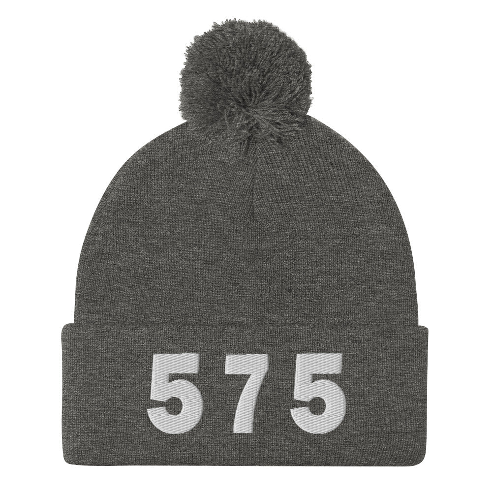 575 Area Code Pom-Pom Beanie