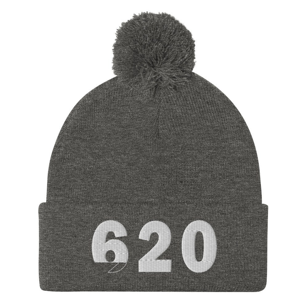 620 Area Code Pom-Pom Beanie