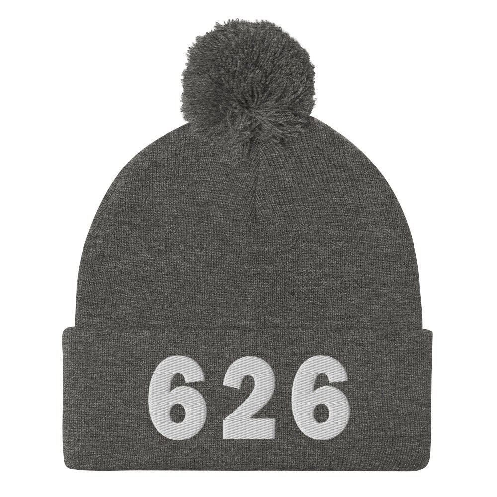 626 Area Code Pom-Pom Beanie