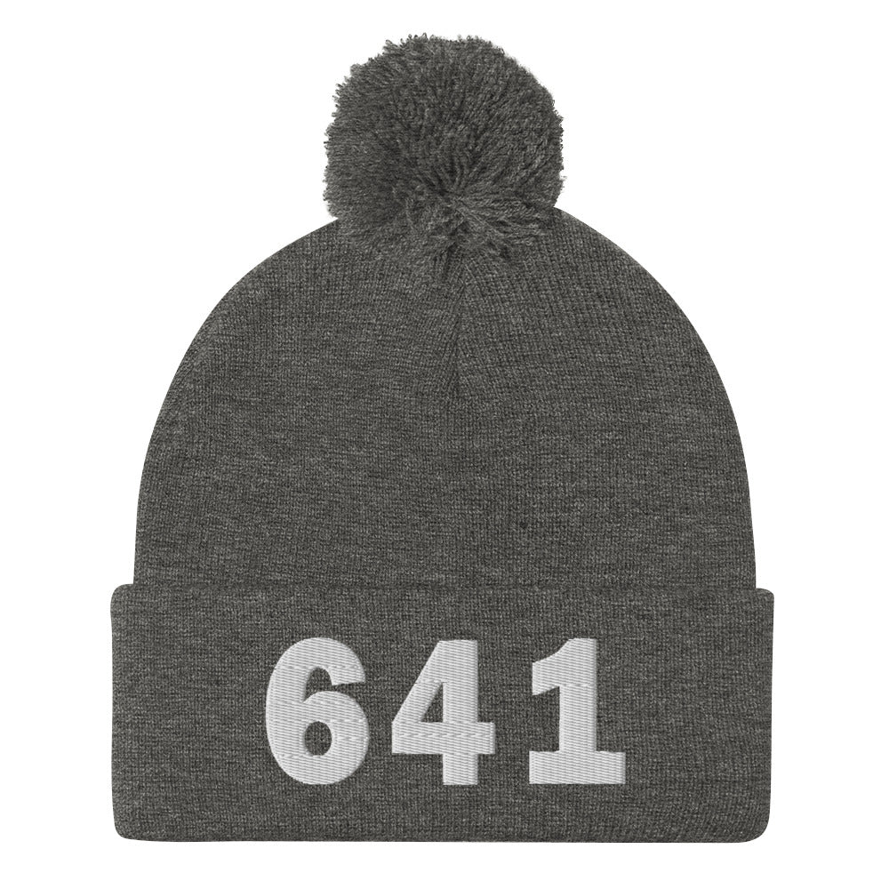 641 Area Code Pom-Pom Beanie