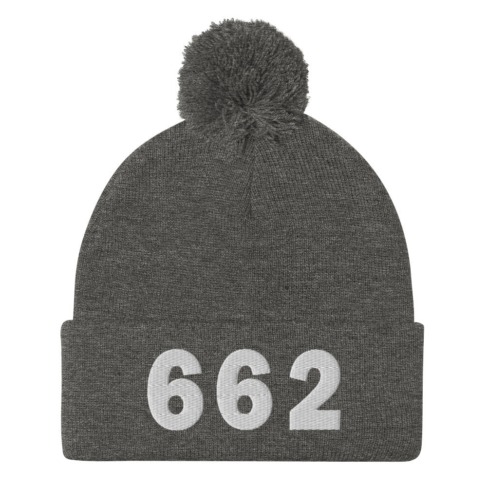 662 Area Code Pom-Pom Beanie