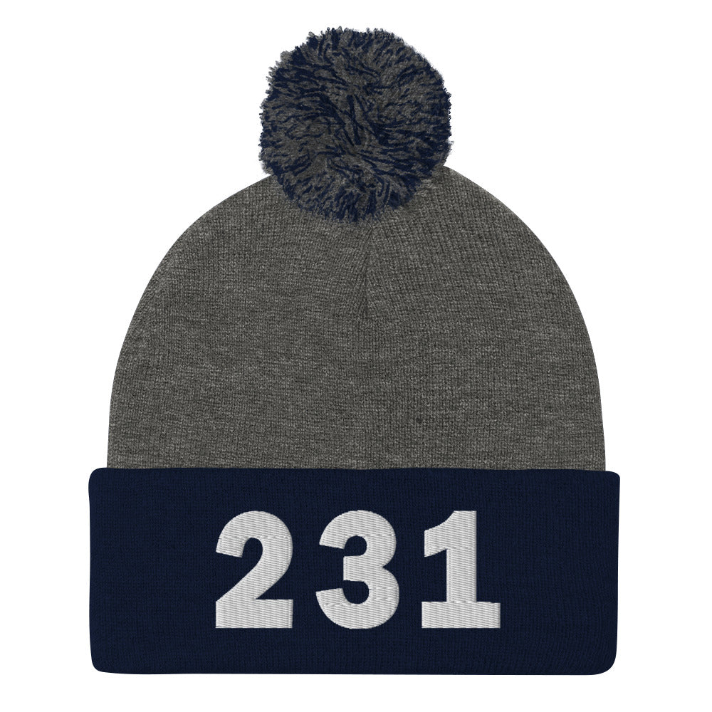 231 Area Code Pom-Pom Beanie