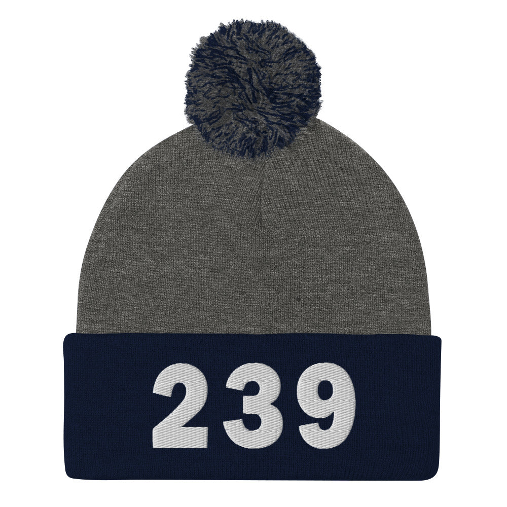 239 Area Code Pom-Pom Beanie