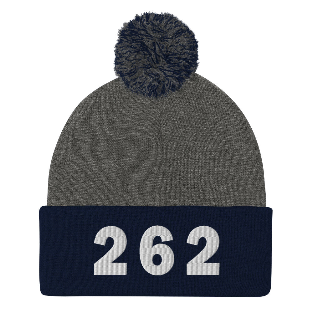 262 Area Code Pom-Pom Beanie