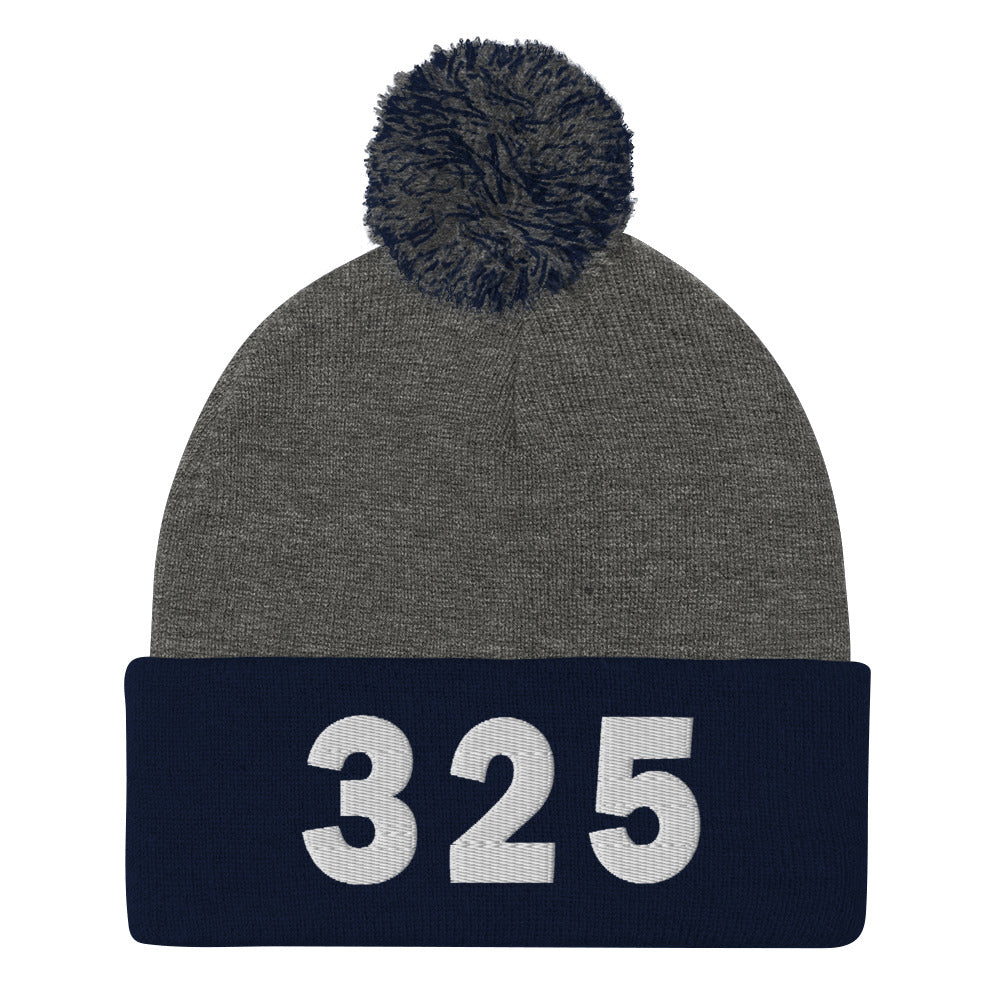 325 Area Code Pom-Pom Beanie