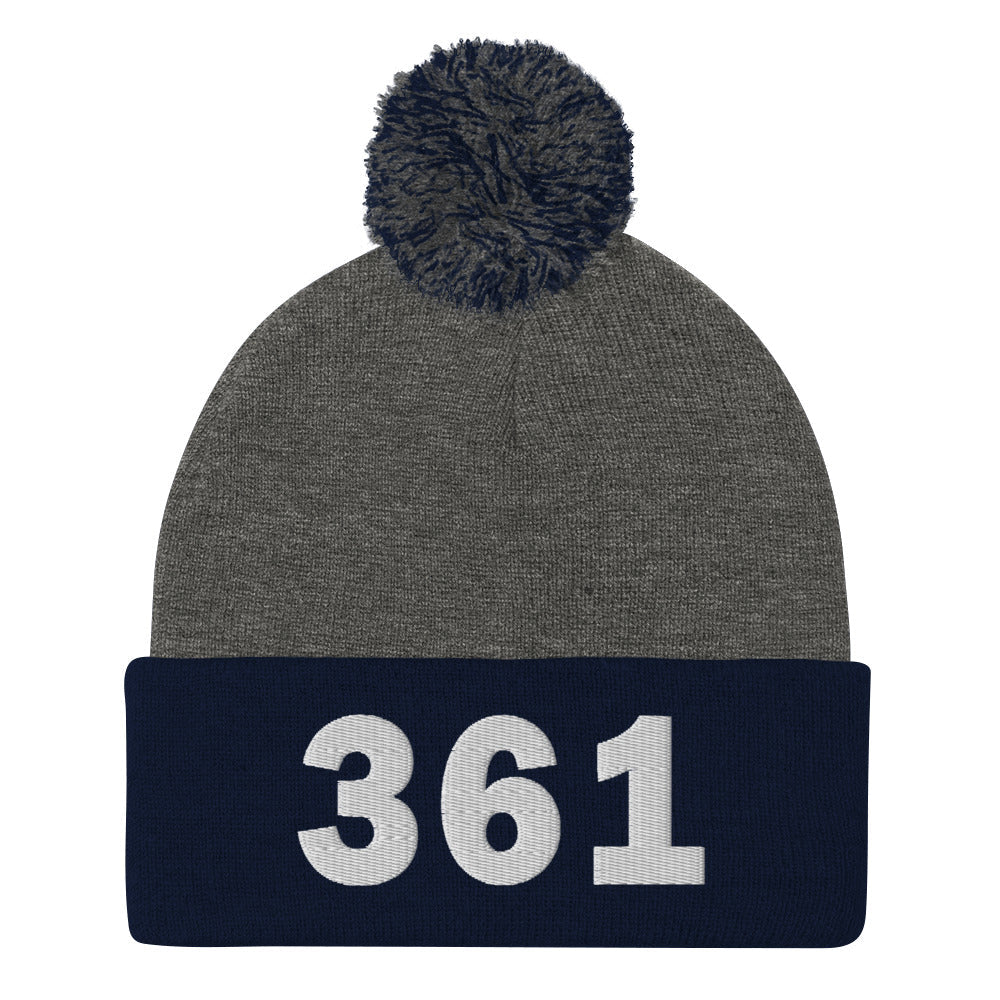 361 Area Code Pom-Pom Beanie