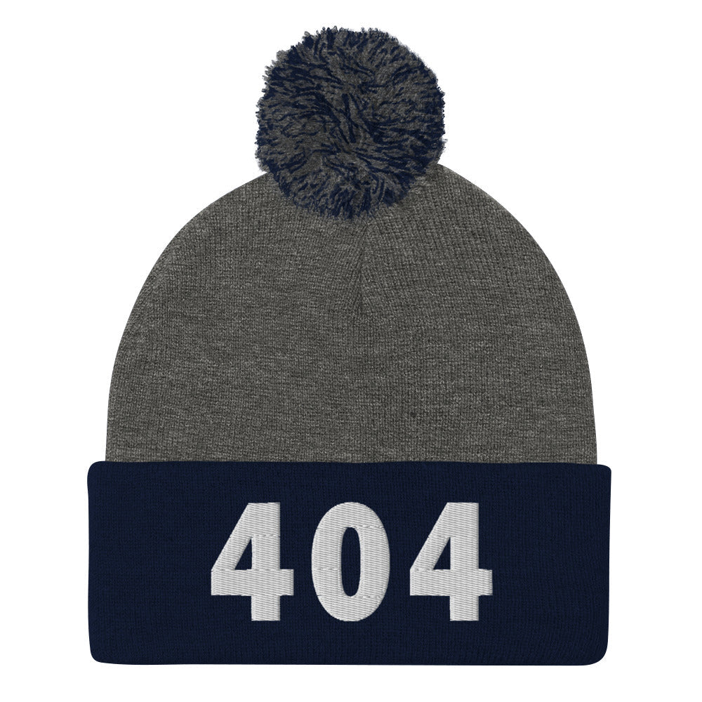 404 Area Code Pom-Pom Beanie
