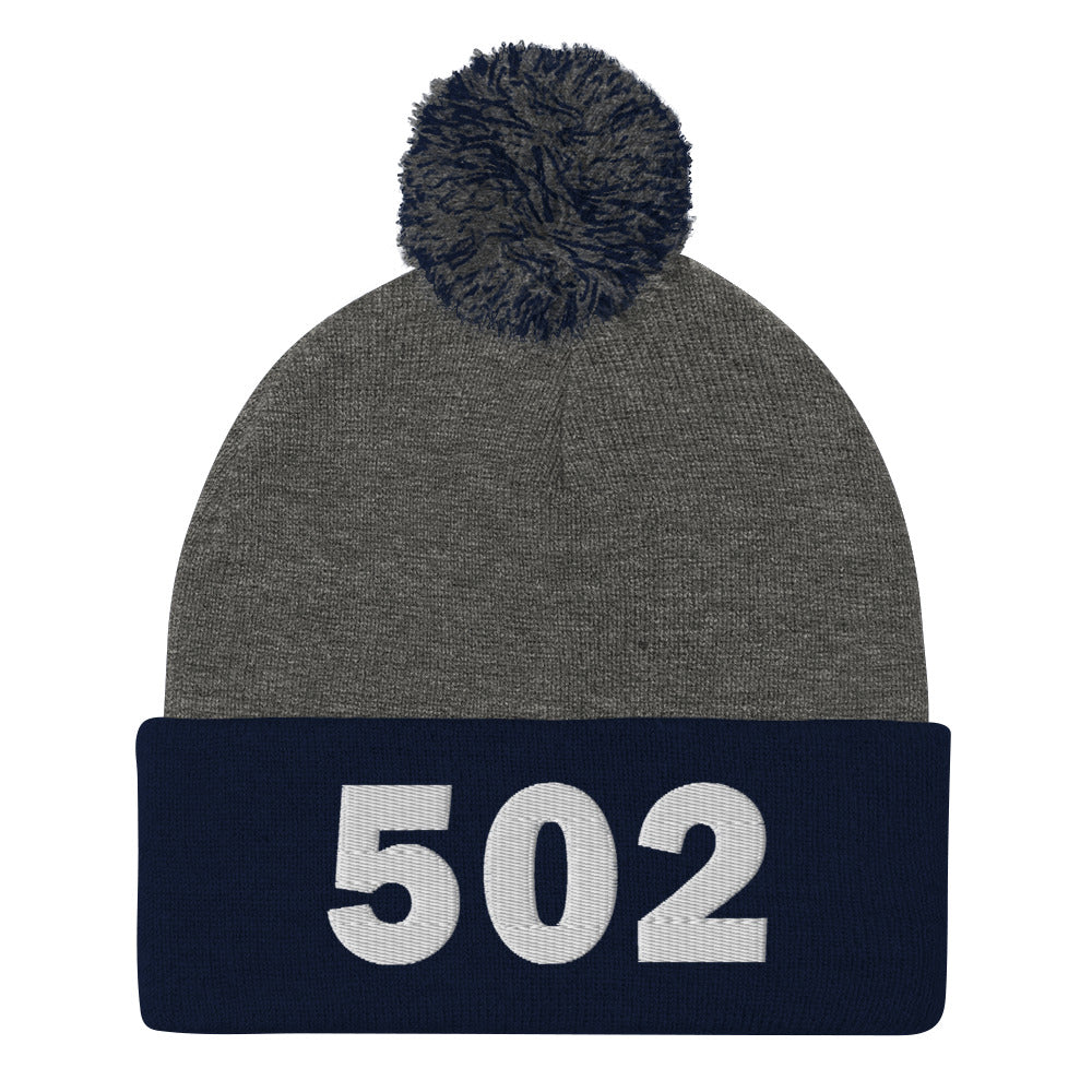 502 Area Code Pom-Pom Beanie
