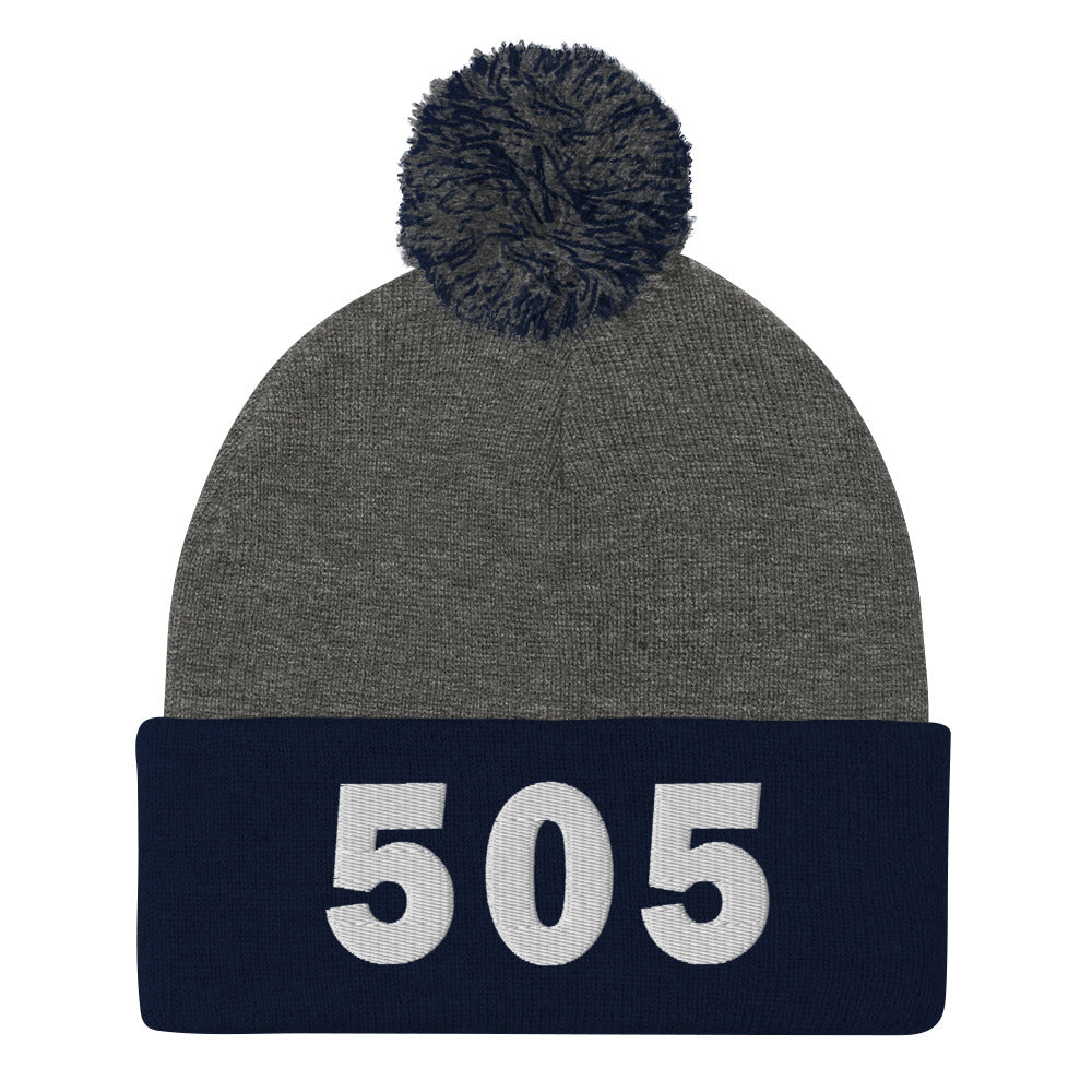 505 Area Code Pom-Pom Beanie