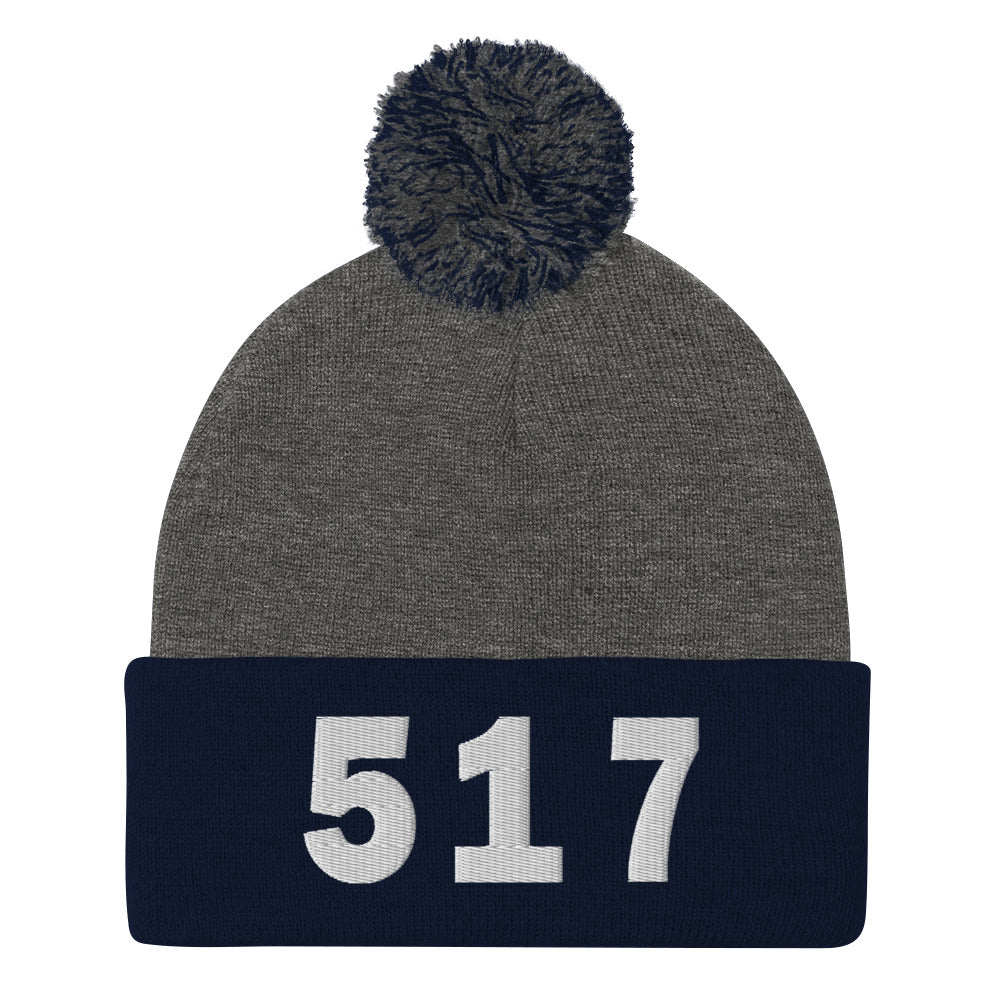 517 Area Code Cuffed Beanie