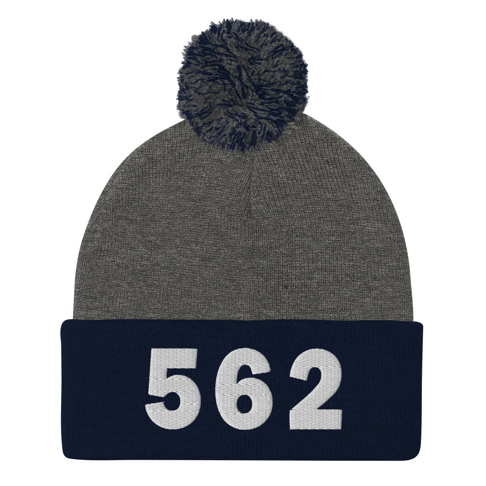 562 Area Code Pom-Pom Beanie