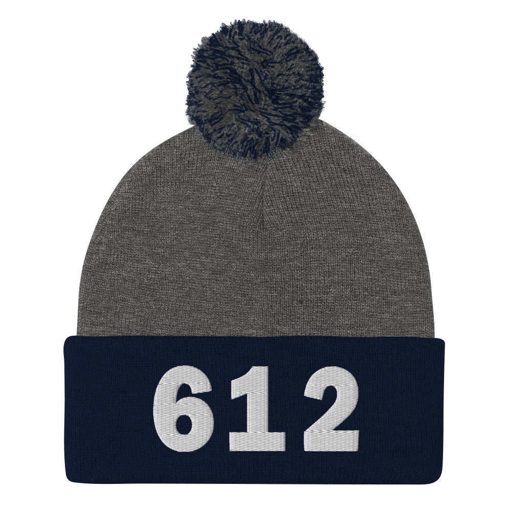 612 Area Code Pom-Pom Beanie