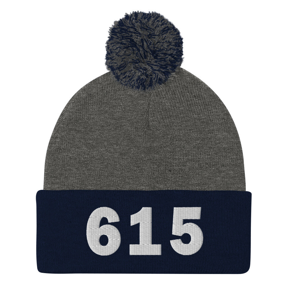 615 Area Code Pom-Pom Beanie