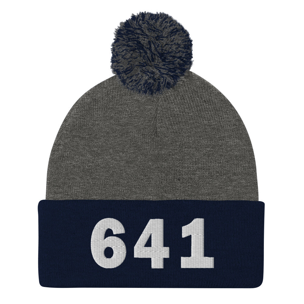 641 Area Code Pom-Pom Beanie