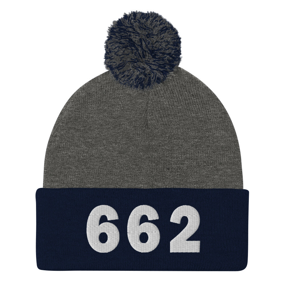 662 Area Code Pom-Pom Beanie