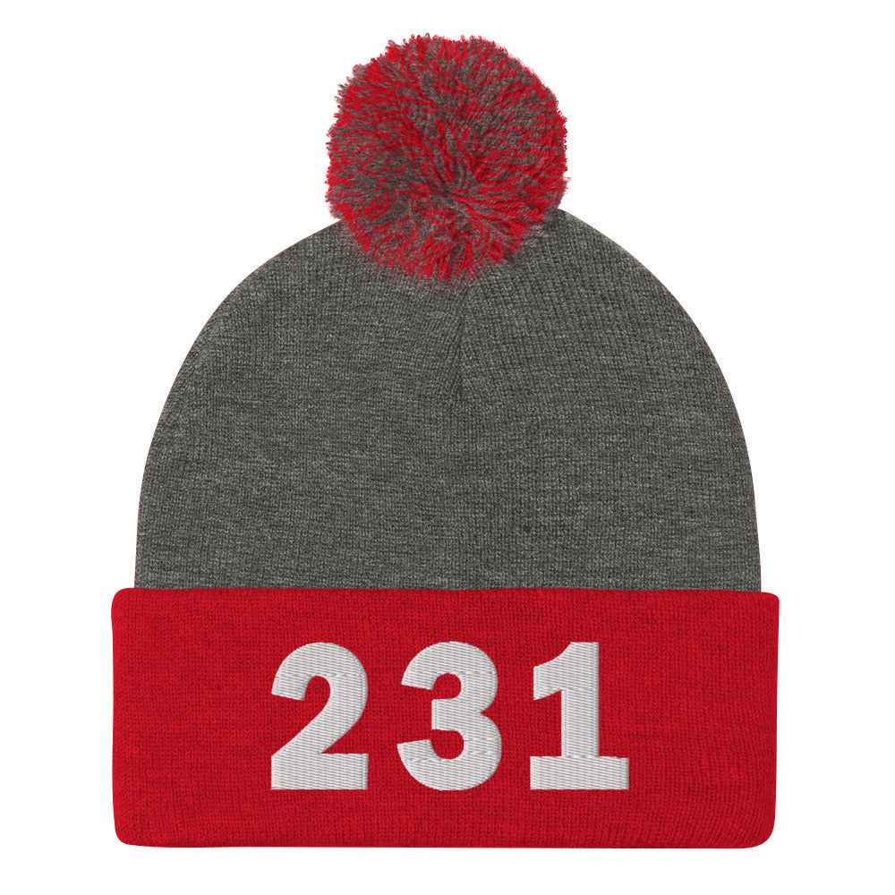 231 Area Code Pom-Pom Beanie