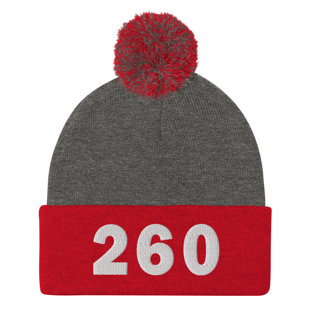 260 Area Code Pom-Pom Beanie