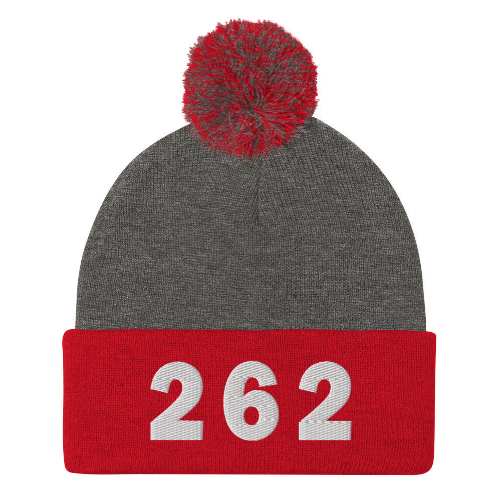 262 Area Code Pom-Pom Beanie