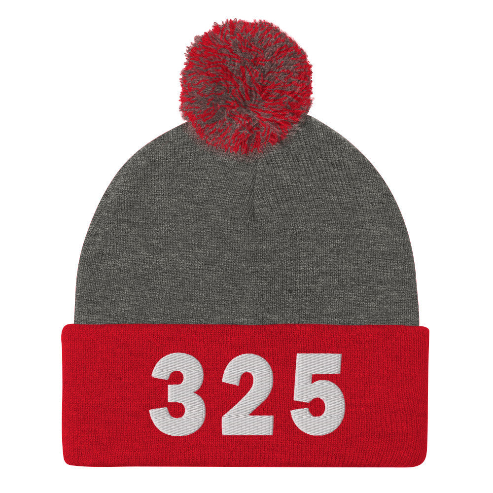 325 Area Code Pom-Pom Beanie