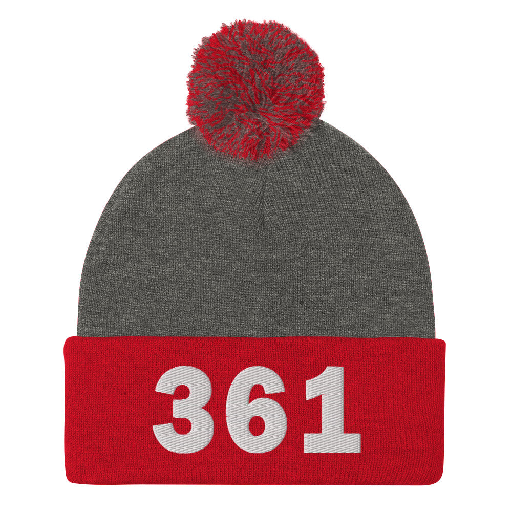 361 Area Code Pom-Pom Beanie