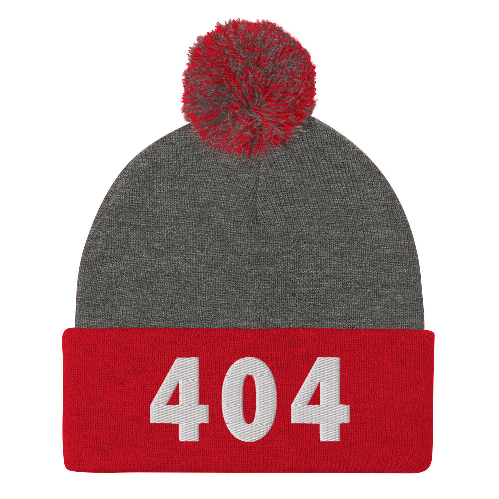 404 Area Code Pom-Pom Beanie