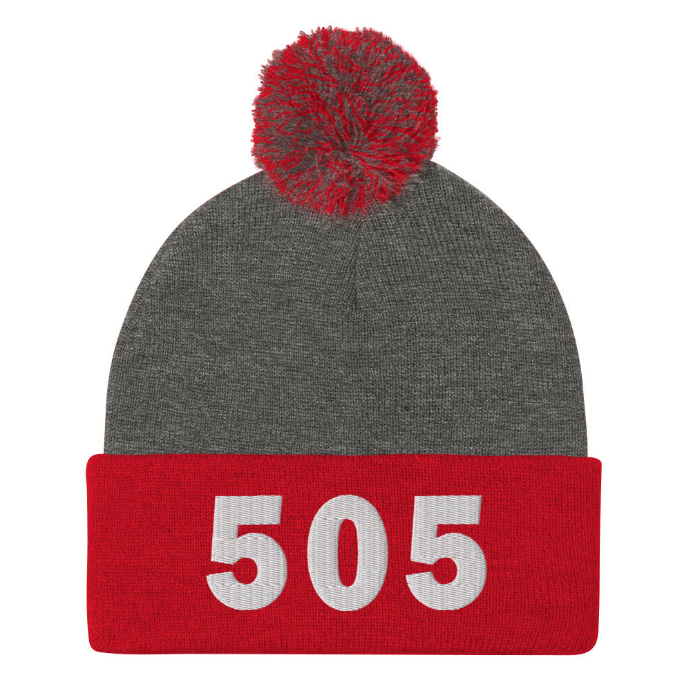 505 Area Code Pom-Pom Beanie