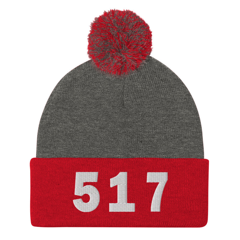 517 Area Code Cuffed Beanie