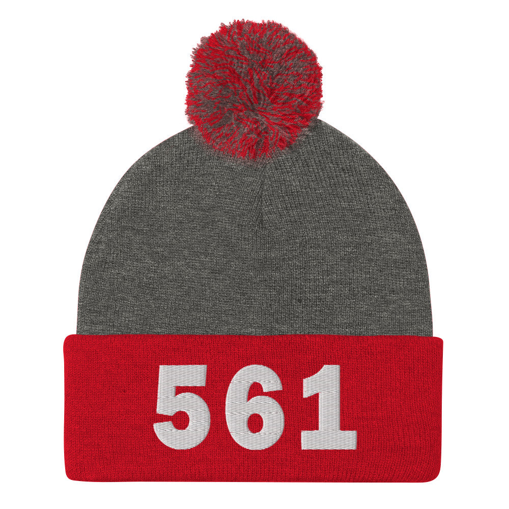 561 Area Code Pom-Pom Beanie