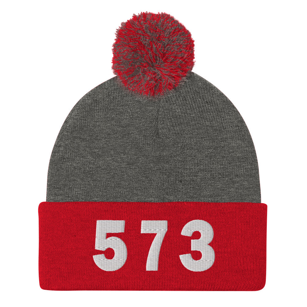 573 Area Code Pom-Pom Beanie