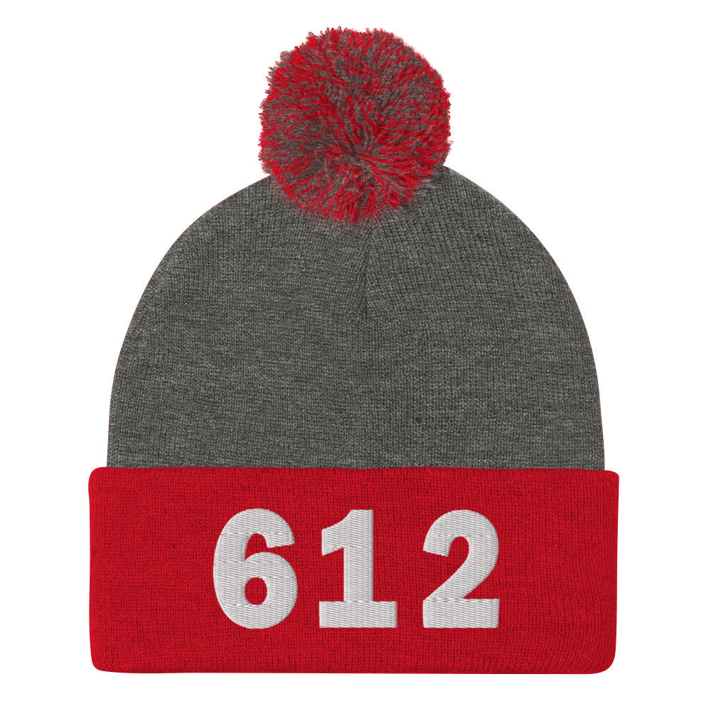 612 Area Code Pom-Pom Beanie
