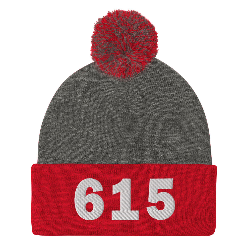 615 Area Code Pom-Pom Beanie