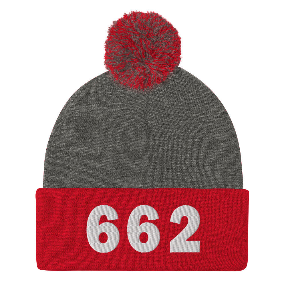 662 Area Code Pom-Pom Beanie